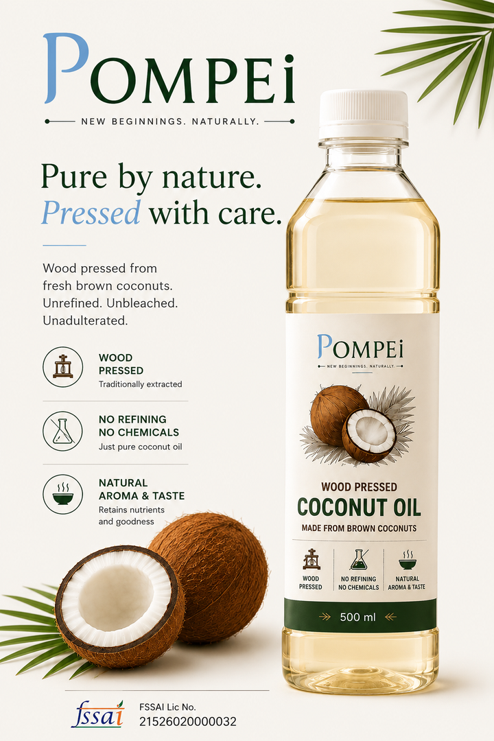 WOOD PRESSED COCONUT OIL